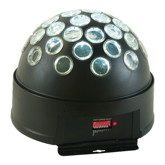 American DJ Starball LED DMX User Instructions