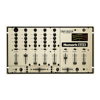 Numark DM 1820X Owner's Manual