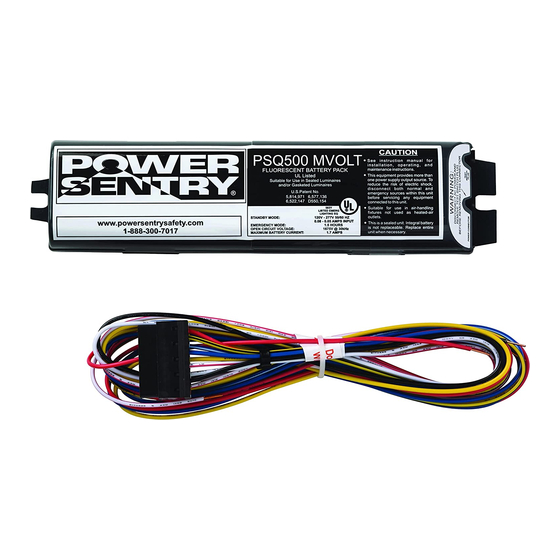 Power Sentry PS600 MVOLT Installation Instructions Manual
