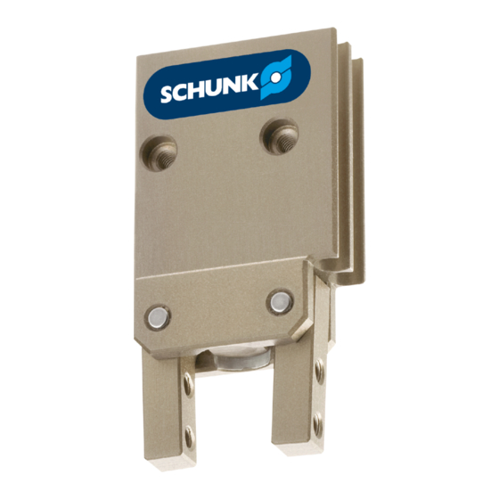 SCHUNK SWG Series Assembly And Operating Manual