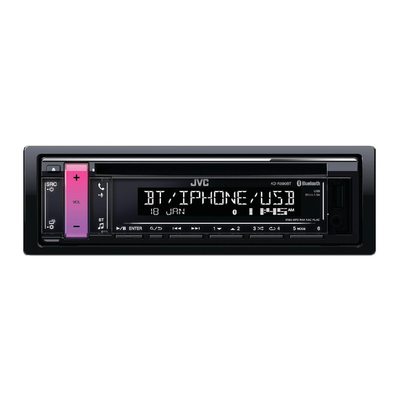 JVC KD-R890BT Instruction Manual