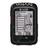 Bryton Aero 60 Quick Start Manual