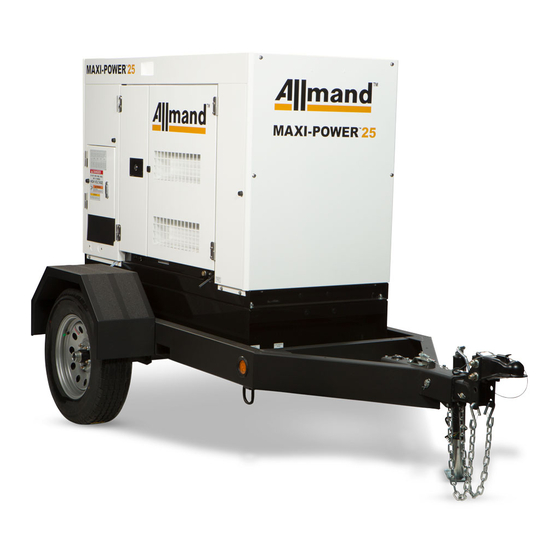 Allmand Maxi-Power MP25 T4F Operator's Manual