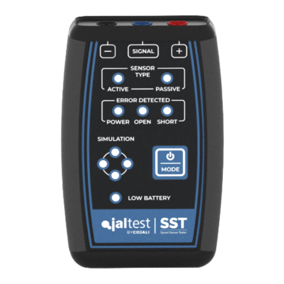 Cojali Jaltest SST User Manual