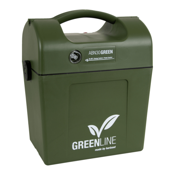 Horizont Green Line Bio ABN30GREEN Instruction Manual