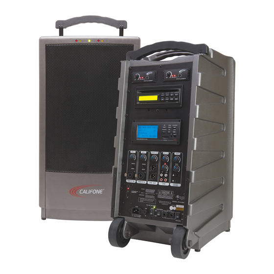 Califone PowerPro PA919PS Owner's Manual