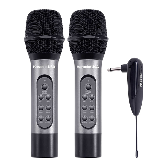 Karaoke USA WM906 User Manual