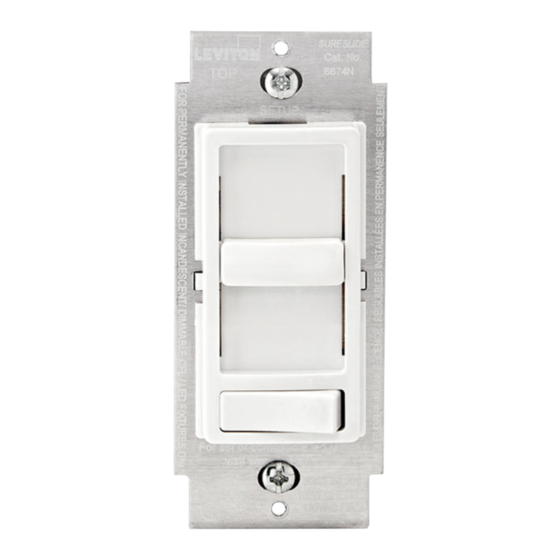 Leviton SureSlide 6674N Manual