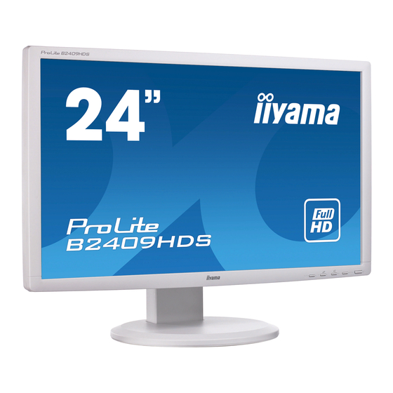 Iiyama PLB2409HDS-B1 Manuals