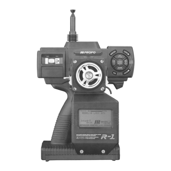 JR Racing R-1 Quick Start Manual
