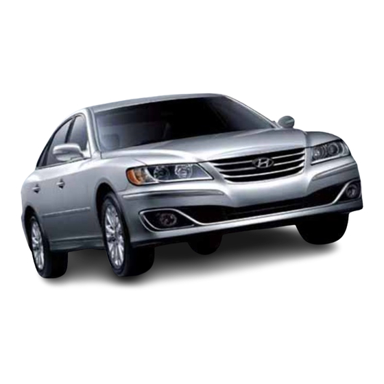 Hyundai AZERA 2011 Manuals