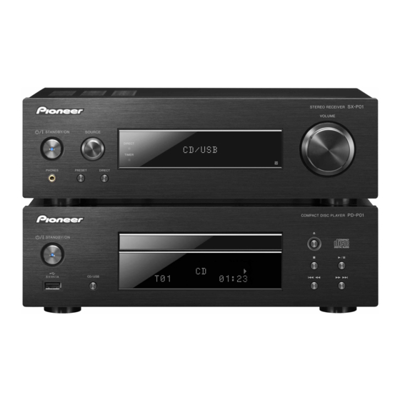 Pioneer XC-P01-S Quick Start Manual