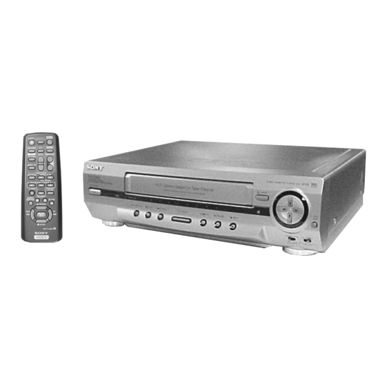 Sony SLV-SP100 Service Manual