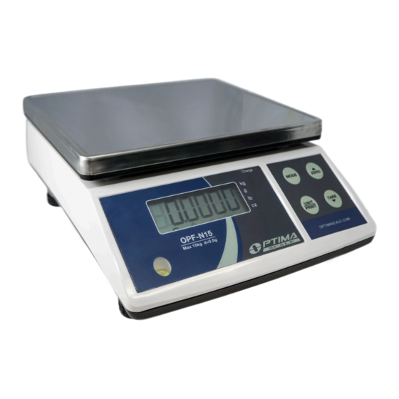 Optima Scale OPF-N User Manual