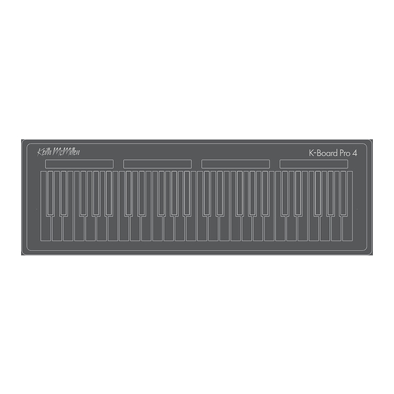 Keith McMillen Instruments K-Board Pro 4 User Manual