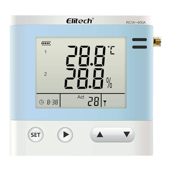 Elitech RCW-400A User Manual