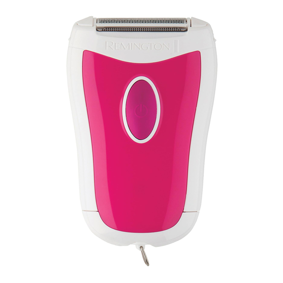 Remington BEAUTY SHAVE WSF4814FAU Use & Care Manual