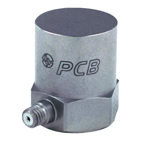PCB Piezotronics PCB-353B31 Installation And Operating Manual