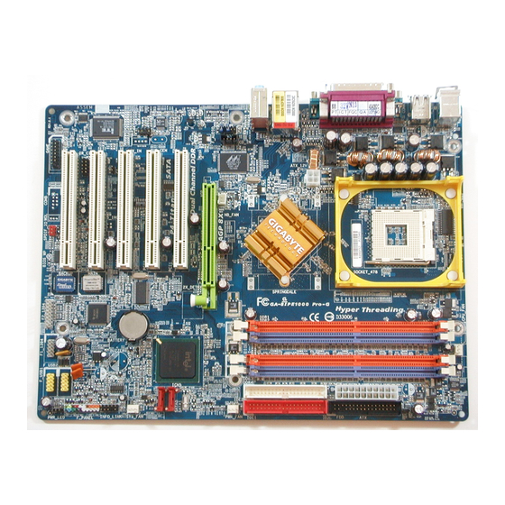 Gigabyte GA-8IPE1000 User Manual