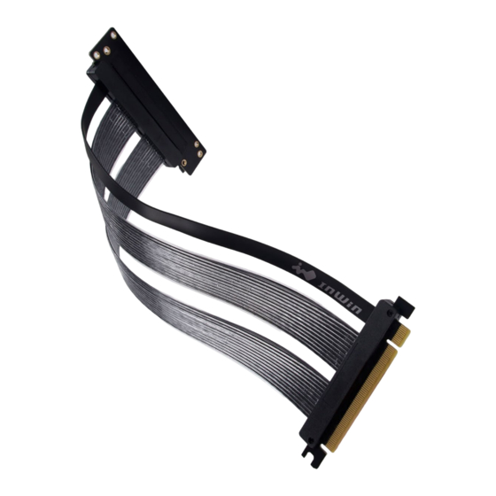 InWin PCI-E Riser Cable User Manual