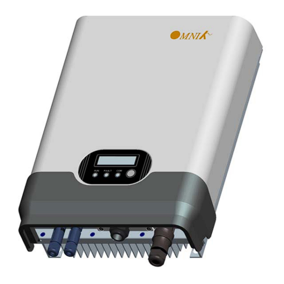 Omnik New Energy Omniksol-1.5k-TL User Manual