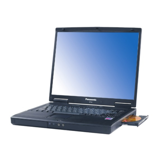 Panasonic Toughbook CF-51PF66EBM Operating Instructions Manual