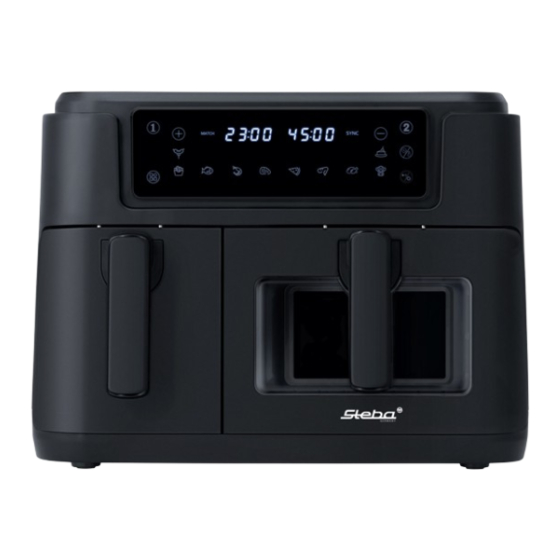 Steba HF 9501 DUO BLACK Instructions For Use Manual