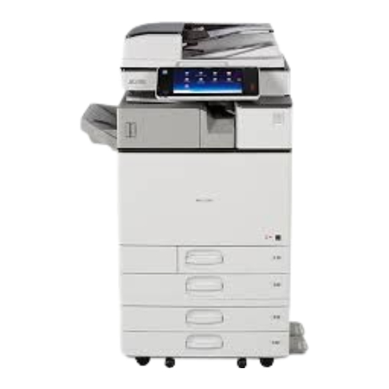 Ricoh MP C3003 Quick Reference Copy Manual