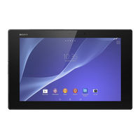 Sony Xperia Tablet Z SGP512 User Manual