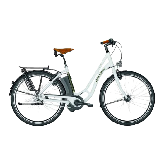 Raleigh Pedelec Groove User Manual