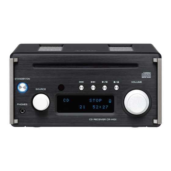 Teac cr-h101dab Owner's Manual