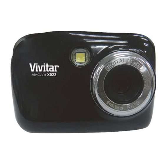Vivitar ViviCam X022v2 User Manual