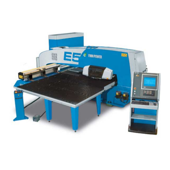 Finn-Power E5x User Manual