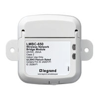 Legrand Wattstopper LMBC-650 Quick Start Manual