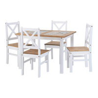 Seconique GREY SALVADOR 1+2 TILE TOP DINING TABLE Assembly Instructions Manual