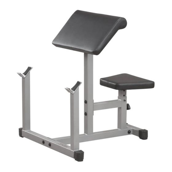 Body Solid Powerline PPB-32X Owner's Manual