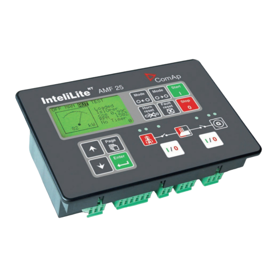 User Manuals: Mosa COMAP IntelliLite AMF25 Controller