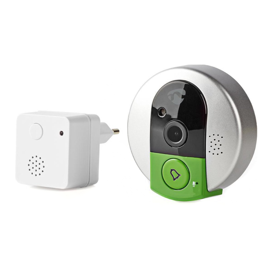 Nedis DOORPW10CBK - Wireless Video Door Bell Installation