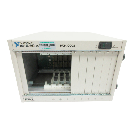 National Instruments PXI-1000 User Manual