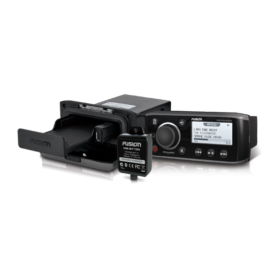 Fusion MS-RA205 User And Installation Manual
