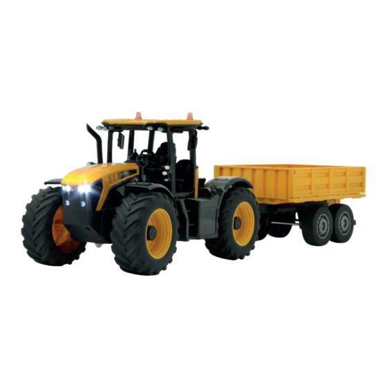Jamara JCB Fastrac with trailer Instructions Manual