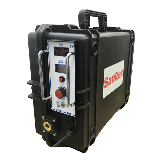 SanRex FIELD 4HD Instructions For Safety, Use And Maintenance