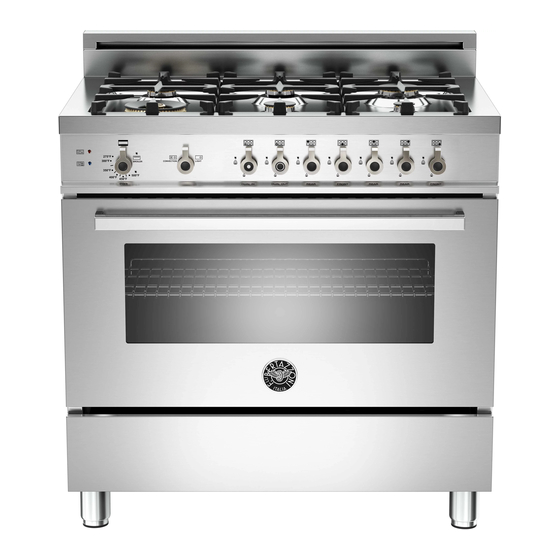 Bertazzoni PRO365GASXLP Installation, Use & Care Manual