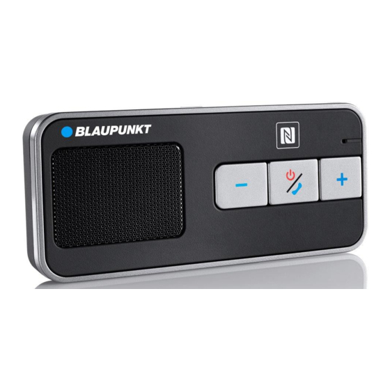 Blaupunkt BT DRIVE FREE 114 User Manual