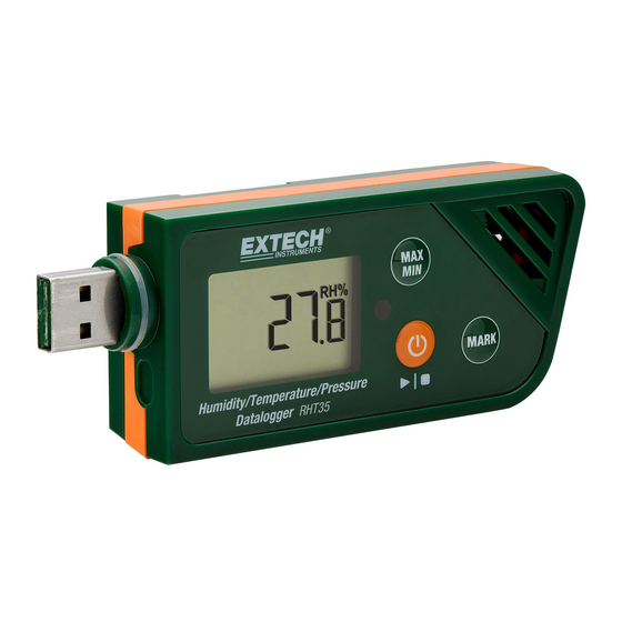 Extech Instruments RHT35 Manuals
