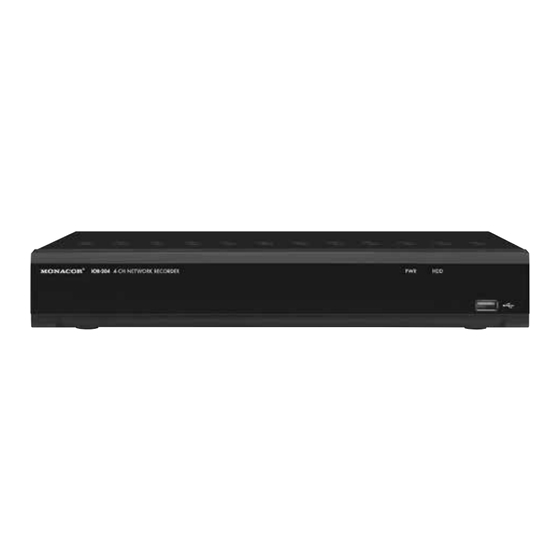 Monacor IOR-204 Instruction Manual