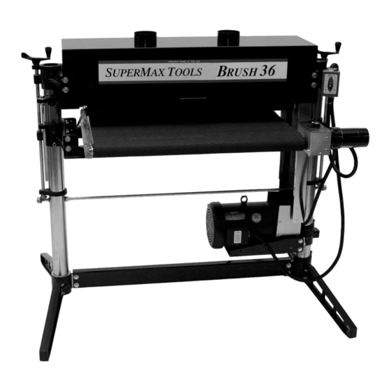 SuperMax SUPERBRUSH 36 Owner's Manual
