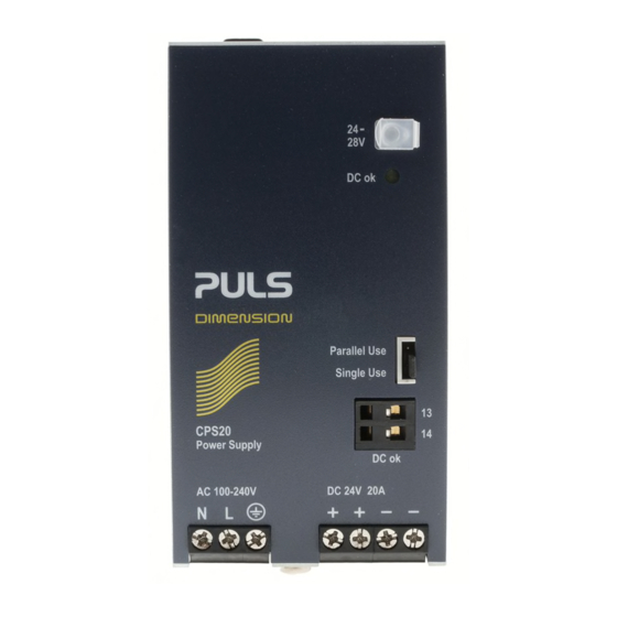 Puls Dimension C Series Manual