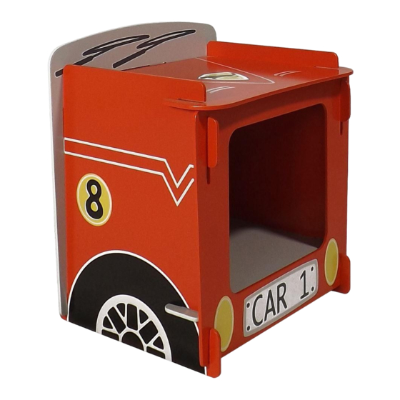 Happybeds RACING CAR BEDSIDE Instructions