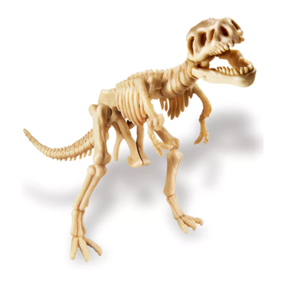 4M KIDZ LABS DINOSAUR SKELETON EXCAVATION KIT Quick Start Manual